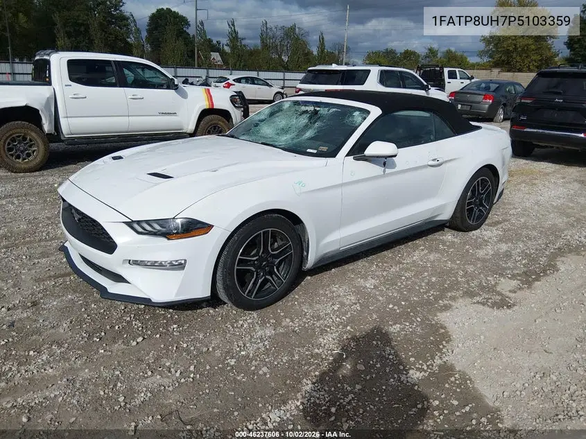 2023 FORD MUSTANG VIN 1FATP8UH7P5103359 — фото 2
