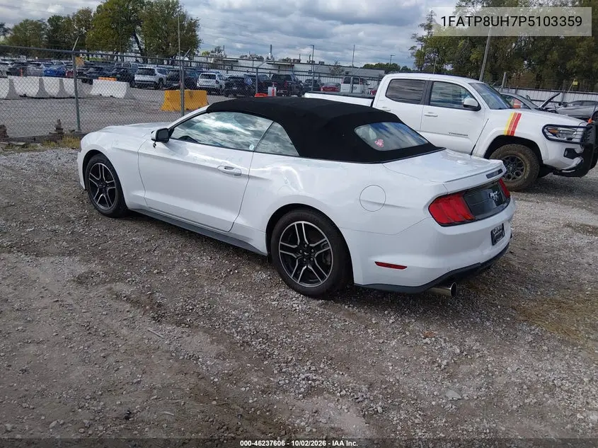 2023 FORD MUSTANG VIN 1FATP8UH7P5103359 — фото 3