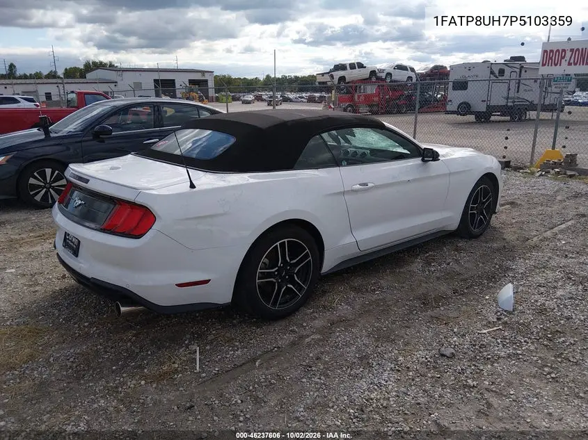 2023 FORD MUSTANG VIN 1FATP8UH7P5103359 — фото 4
