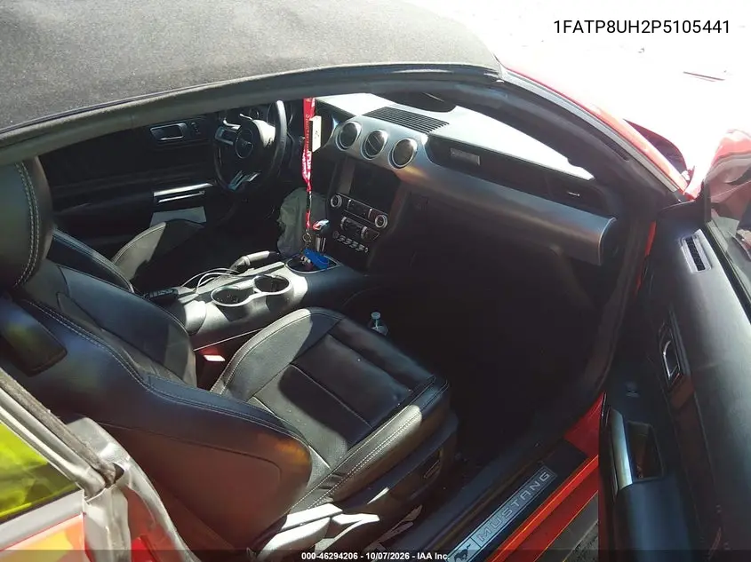 2023 FORD MUSTANG VIN 1FATP8UH2P5105441 — фото 5