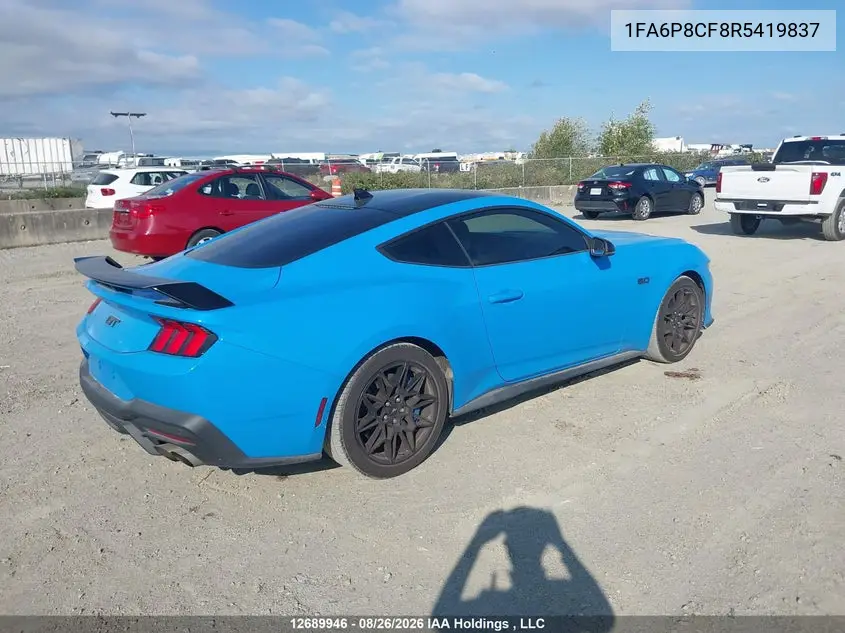2024 FORD MUSTANG VIN 1FA6P8CF8R5419837 — фото 4