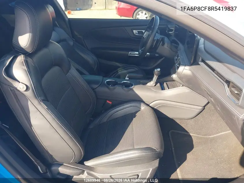 2024 FORD MUSTANG VIN 1FA6P8CF8R5419837 — фото 5