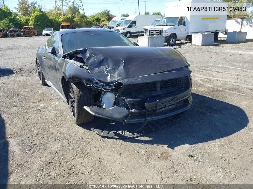 FORD MUSTANG 2024, VIN 1FA6P8TH3R5109483