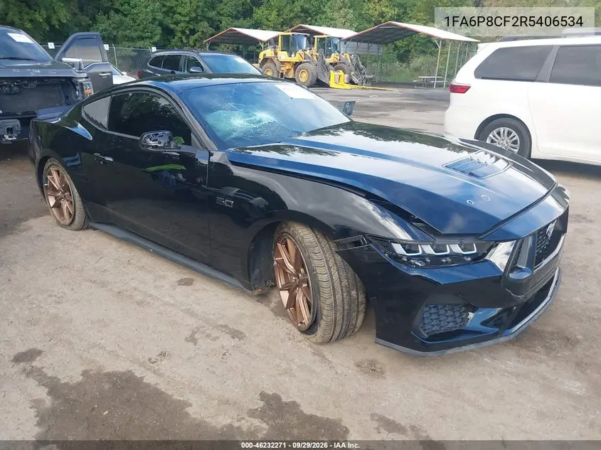 FORD MUSTANG 2024, VIN 1FA6P8CF2R5406534
