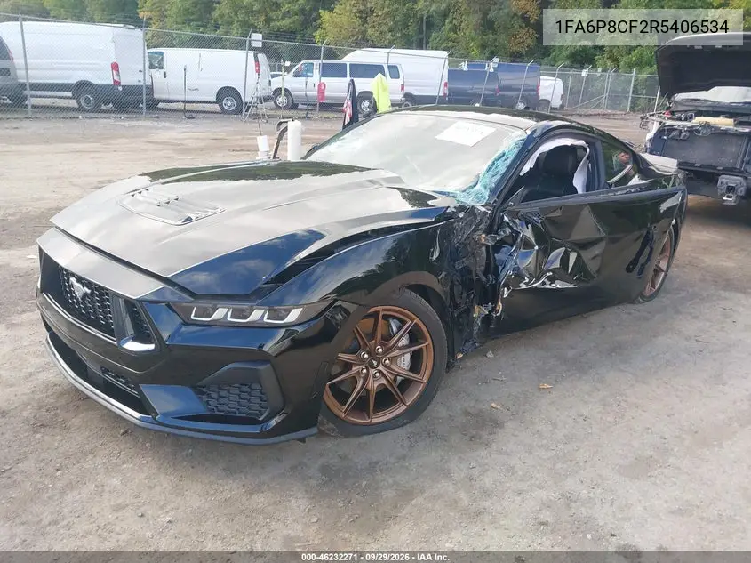 2024 FORD MUSTANG VIN 1FA6P8CF2R5406534 — фото 2