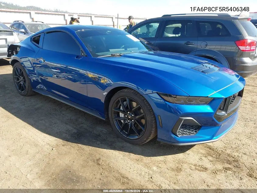 FORD MUSTANG 2024, VIN 1FA6P8CF5R5406348