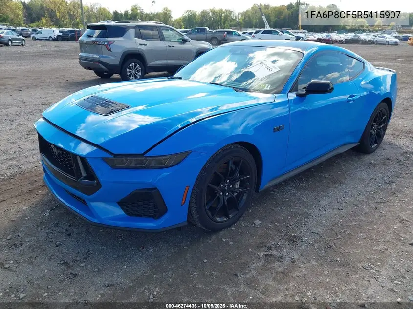 2024 FORD MUSTANG VIN 1FA6P8CF5R5415907 — фото 2