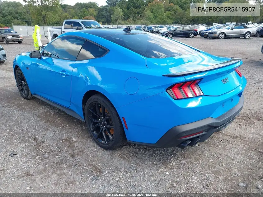 2024 FORD MUSTANG VIN 1FA6P8CF5R5415907 — фото 3