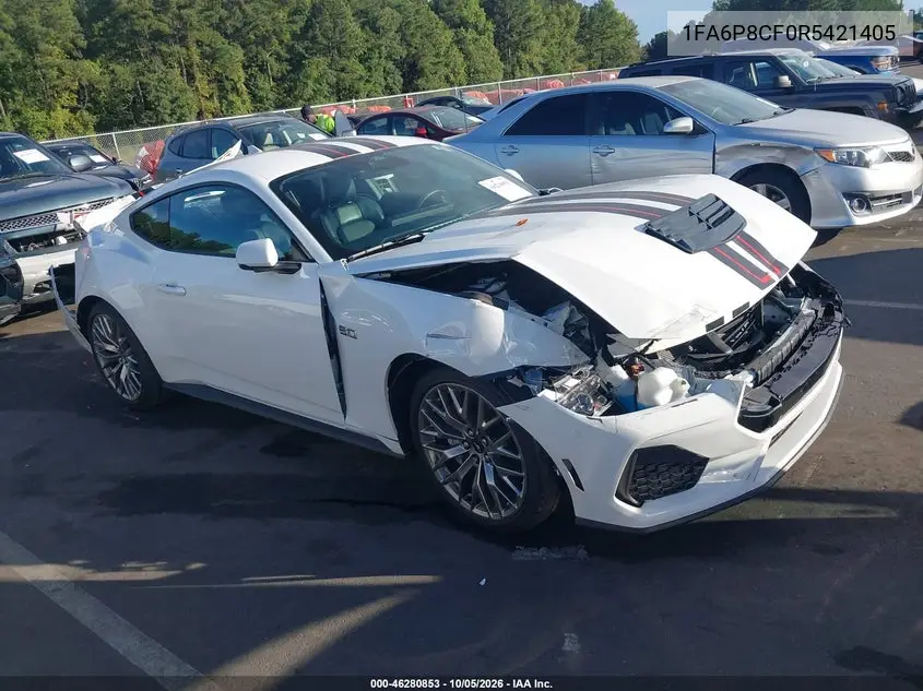 FORD MUSTANG 2024, VIN 1FA6P8CF0R5421405