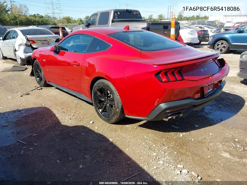 2024 FORD MUSTANG VIN 1FA6P8CF6R5418086 — фото 3