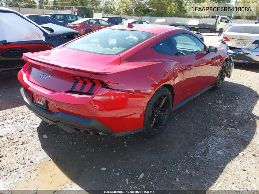 2024 FORD MUSTANG VIN 1FA6P8CF6R5418086 — фото 4