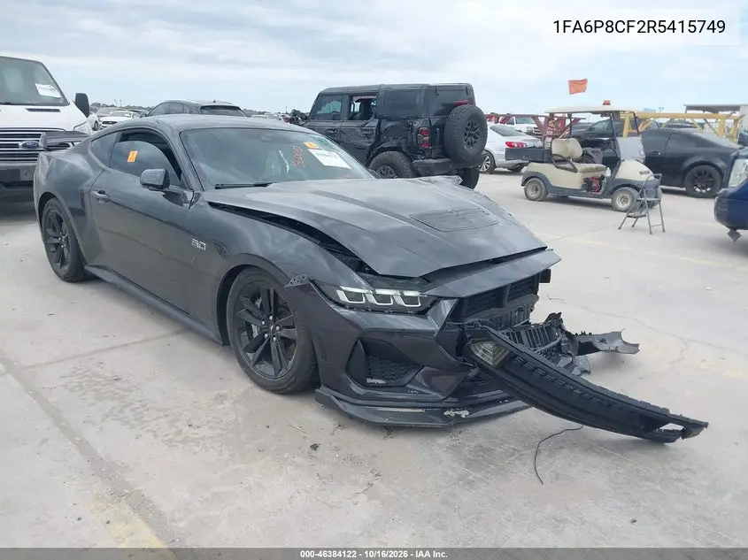 FORD MUSTANG 2024, VIN 1FA6P8CF2R5415749