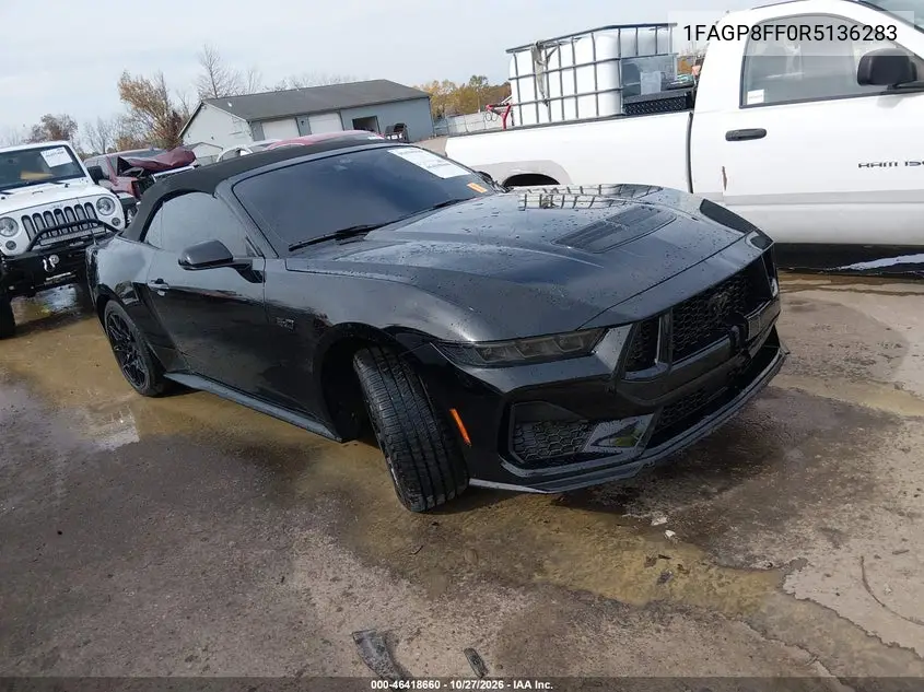 FORD MUSTANG 2024, VIN 1FAGP8FF0R5136283