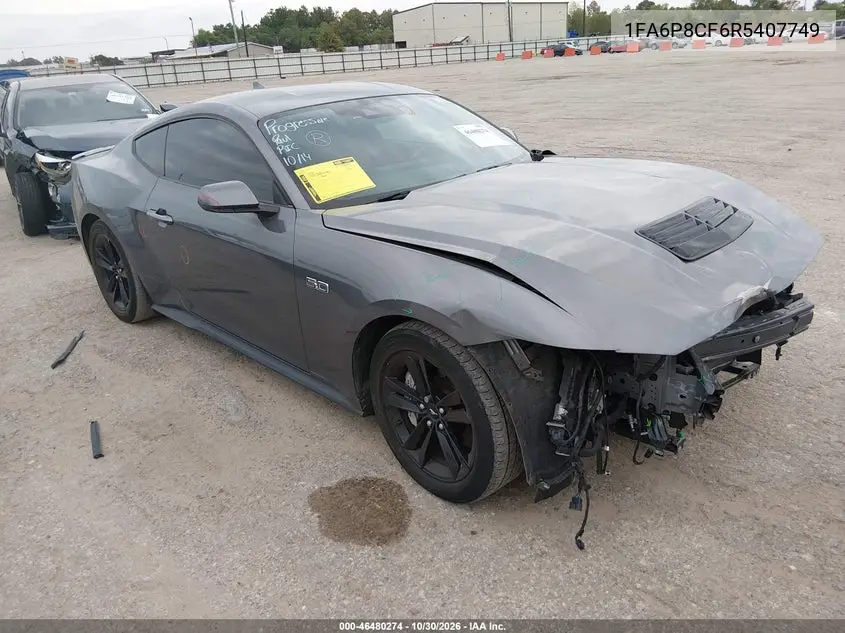 FORD MUSTANG 2024, VIN 1FA6P8CF6R5407749