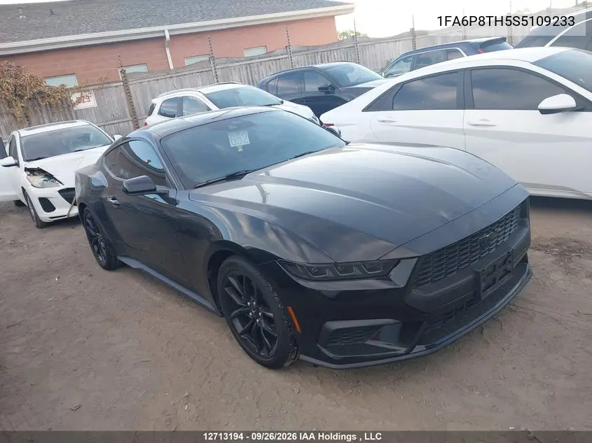 FORD MUSTANG 2025, VIN 1FA6P8TH5S5109233