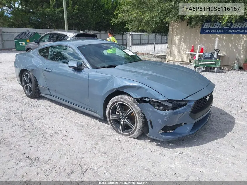 FORD MUSTANG 2025, VIN 1FA6P8TH9S5116167