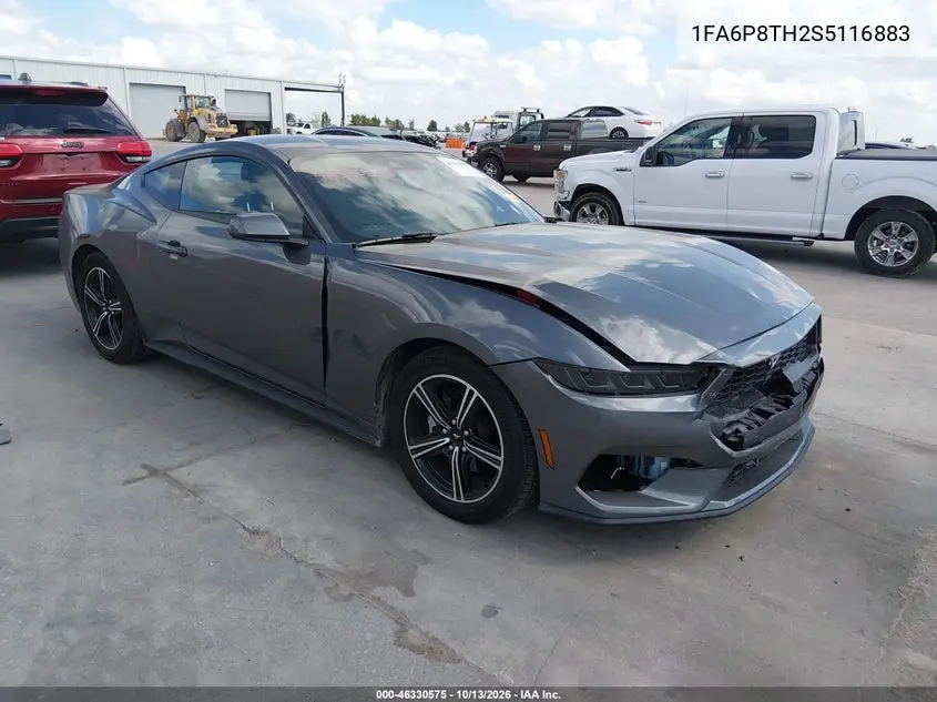 FORD MUSTANG 2025, VIN 1FA6P8TH2S5116883