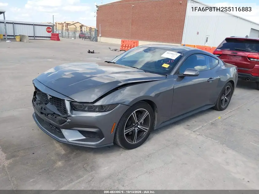 2025 FORD MUSTANG VIN 1FA6P8TH2S5116883 — фото 2