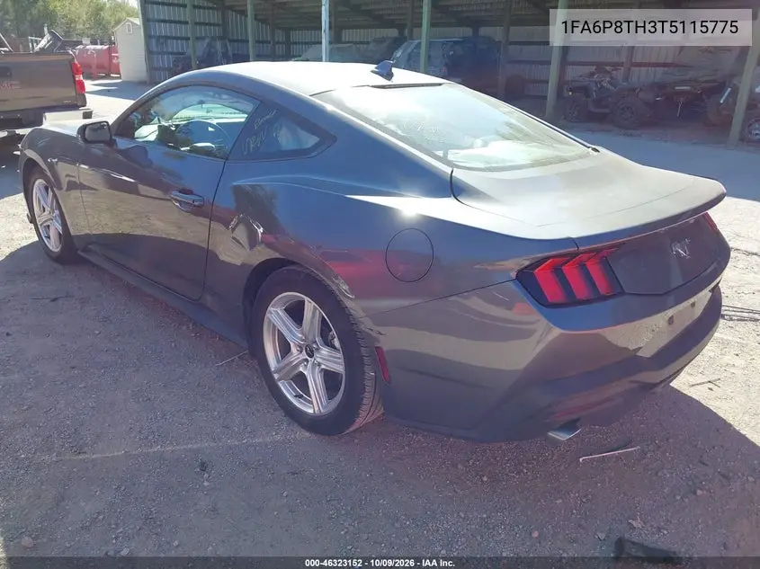 2026 FORD MUSTANG VIN 1FA6P8TH3T5115775 — фото 3