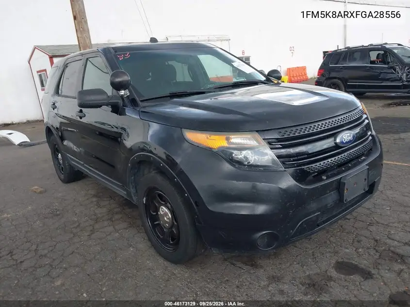 FORD POLICE 2015, VIN 1FM5K8ARXFGA28556