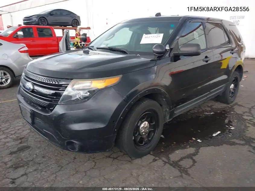 2015 FORD POLICE VIN 1FM5K8ARXFGA28556 — фото 2