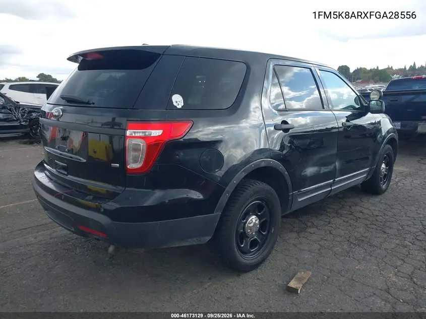 2015 FORD POLICE VIN 1FM5K8ARXFGA28556 — фото 4