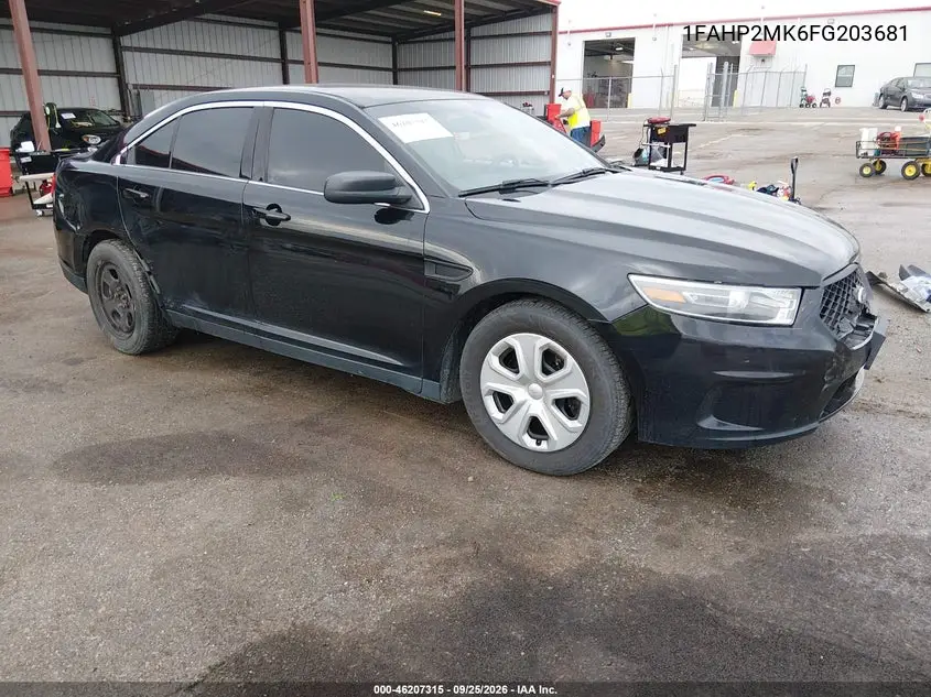 FORD POLICE 2015, VIN 1FAHP2MK6FG203681