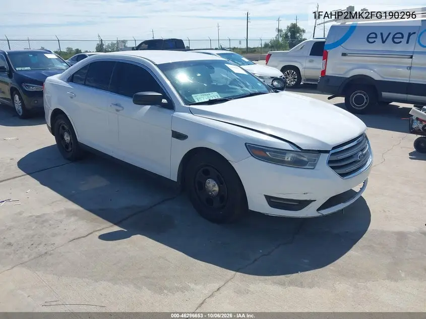 FORD POLICE 2015, VIN 1FAHP2MK2FG190296