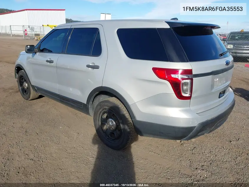2015 FORD POLICE VIN 1FM5K8AR6FGA35553 — фото 3