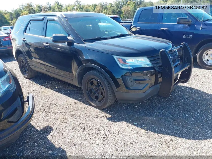 FORD POLICE 2016, VIN 1FM5K8AR4GGB45082