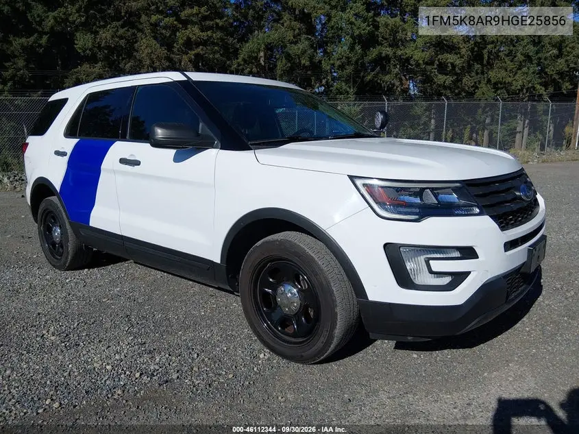 FORD POLICE 2017, VIN 1FM5K8AR9HGE25856