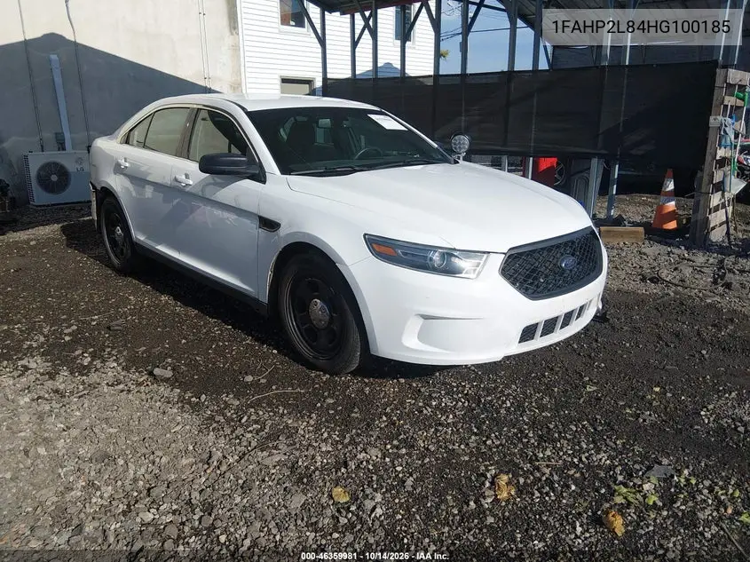 FORD POLICE 2017, VIN 1FAHP2L84HG100185
