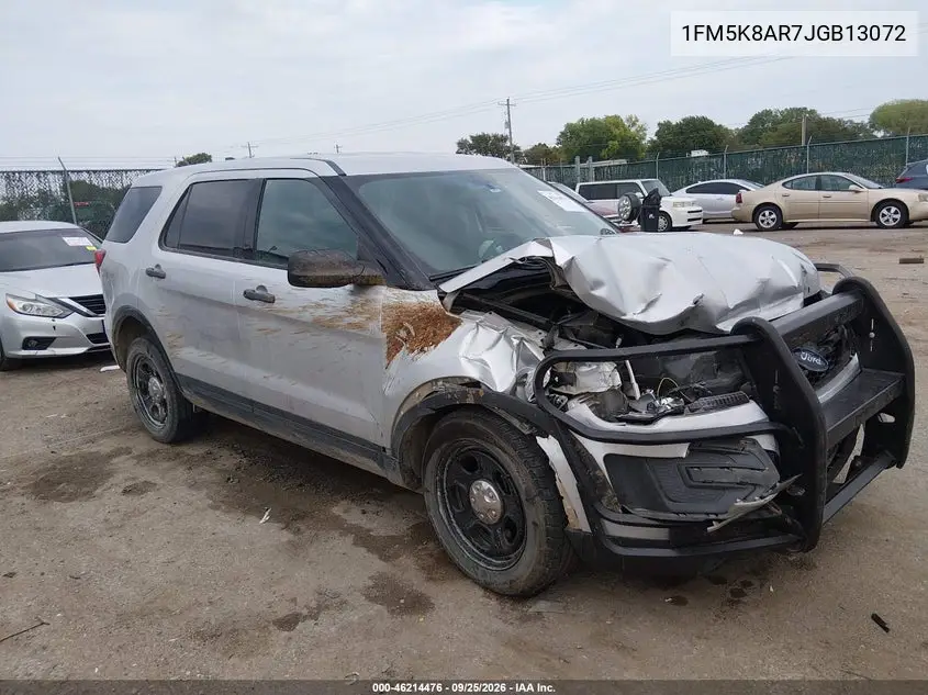 FORD POLICE 2018, VIN 1FM5K8AR7JGB13072