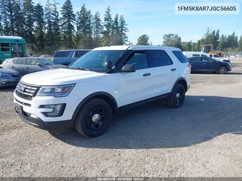 2018 FORD POLICE VIN 1FM5K8AR7JGC56605 — фото 2