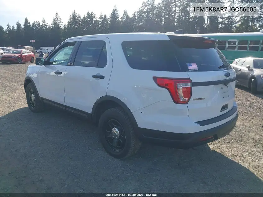 2018 FORD POLICE VIN 1FM5K8AR7JGC56605 — фото 3