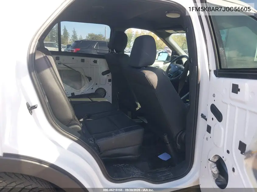 2018 FORD POLICE VIN 1FM5K8AR7JGC56605 — фото 8