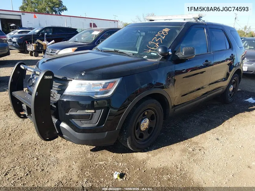 2018 FORD POLICE VIN 1FM5K8AR6JGC74593 — фото 2