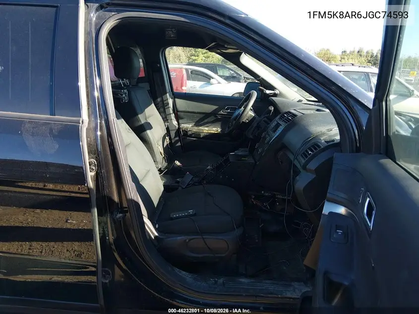 2018 FORD POLICE VIN 1FM5K8AR6JGC74593 — фото 5