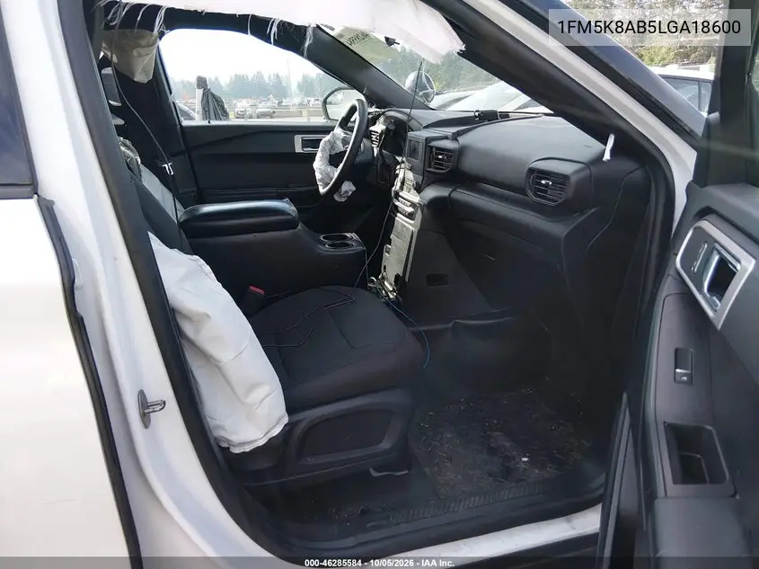 2020 FORD POLICE VIN 1FM5K8AB5LGA18600 — фото 5