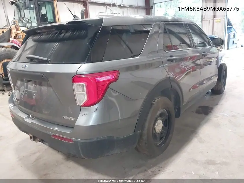 2021 FORD POLICE VIN 1FM5K8AB9MGA65775 — фото 4
