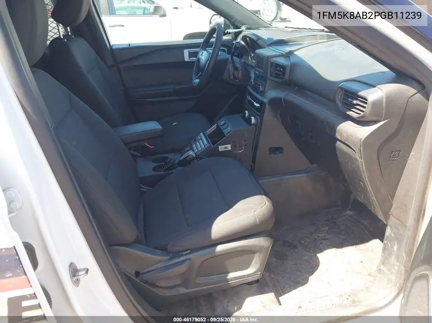 FORD POLICE 2023, VIN 1FM5K8AB2PGB11239