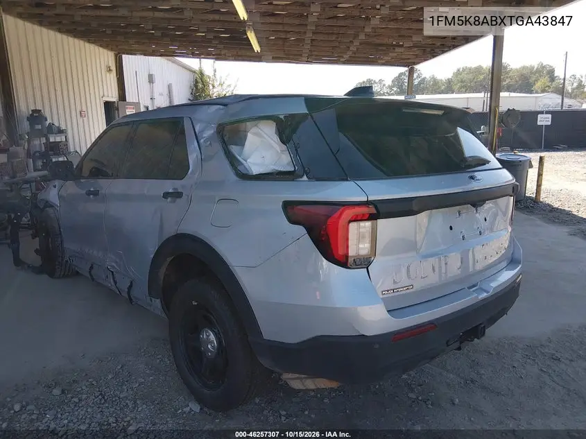 2026 FORD POLICE VIN 1FM5K8ABXTGA43847 — фото 3