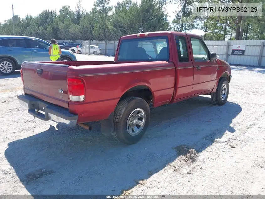 2000 FORD RANGER VIN 1FTYR14V3YPB62129 — фото 4