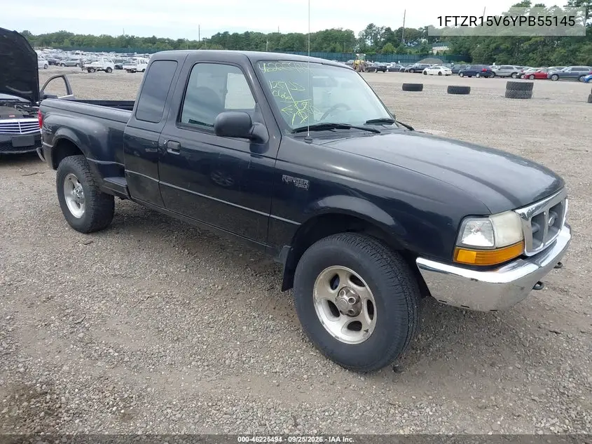FORD RANGER 2000, VIN 1FTZR15V6YPB55145
