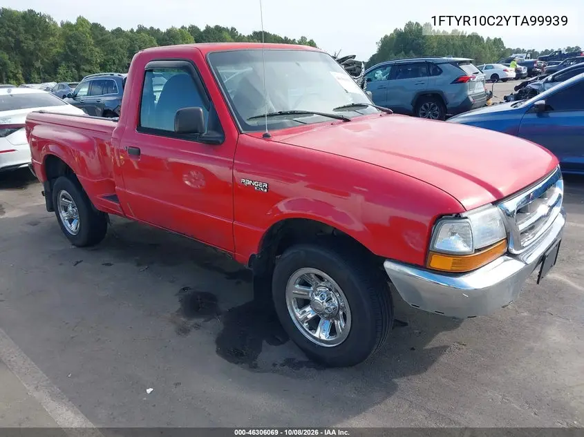 FORD RANGER 2000, VIN 1FTYR10C2YTA99939