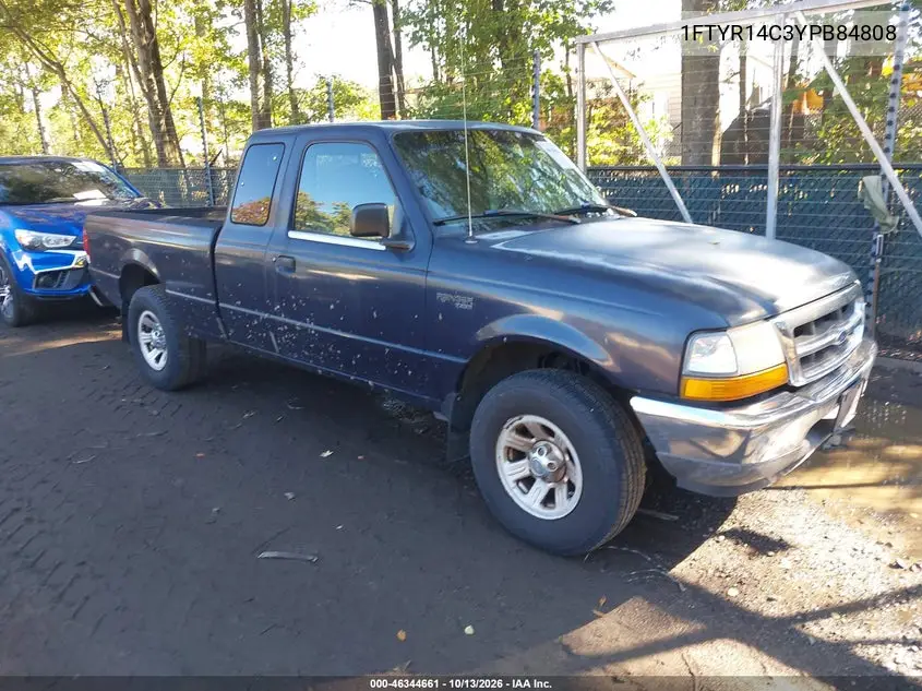 FORD RANGER 2000, VIN 1FTYR14C3YPB84808