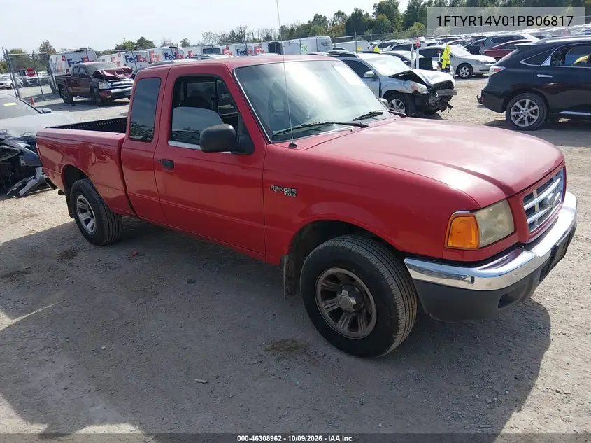 FORD RANGER 2001, VIN 1FTYR14V01PB06817