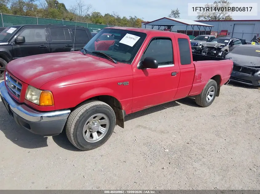 2001 FORD RANGER VIN 1FTYR14V01PB06817 — фото 2