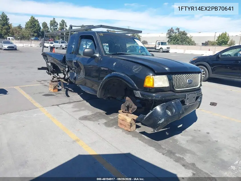 FORD RANGER 2002, VIN 1FTYR14EX2PB70641