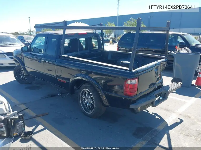 2002 FORD RANGER VIN 1FTYR14EX2PB70641 — фото 3